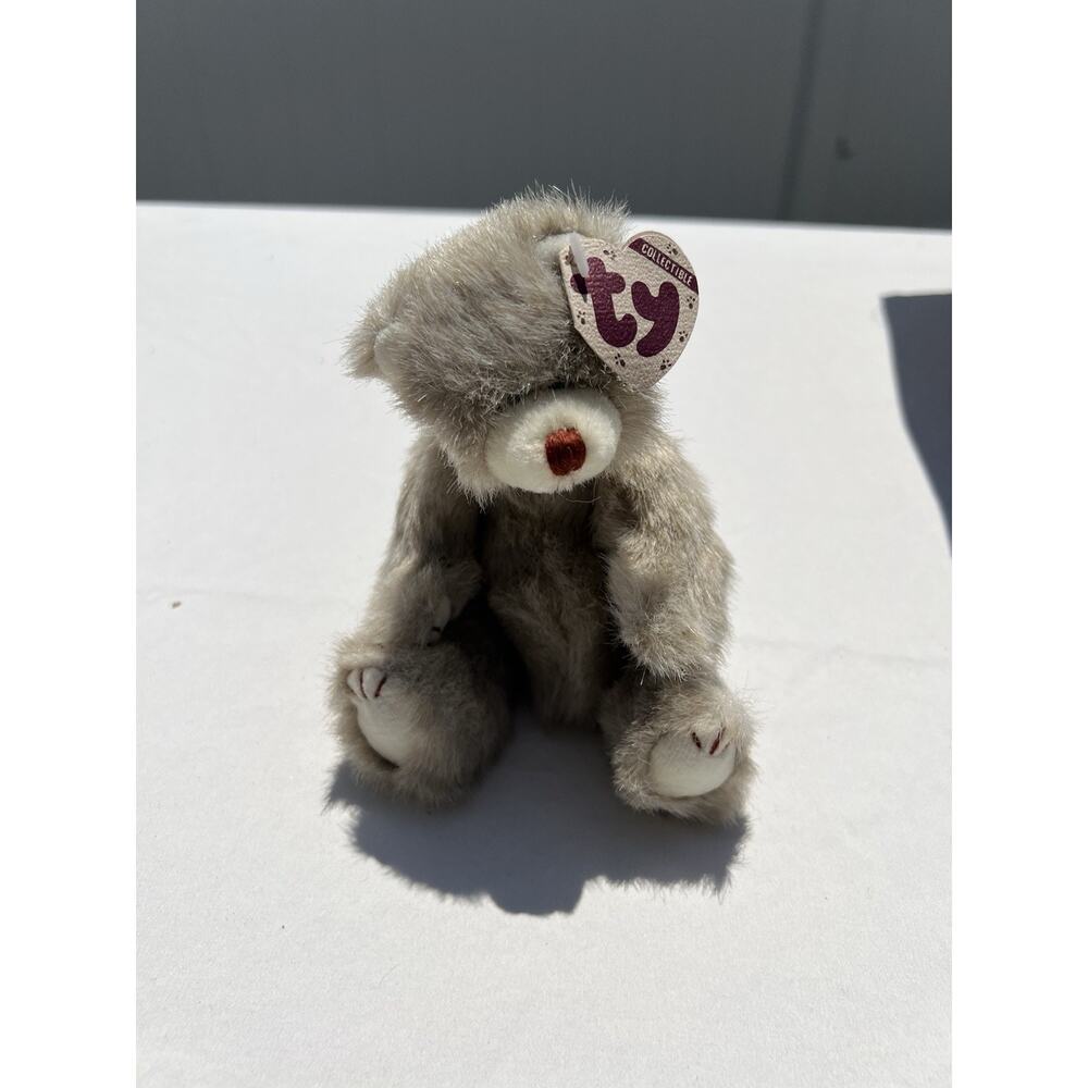 TY BEANIE BABY ATTIC TREASURES DICKENS BEAR 1993 JOINTED PVC PELLETS RETIRED